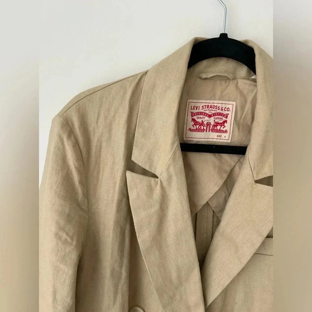 Levi’s oversized linen Alexa  blazer - Picture 3 of 13